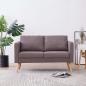 Preview: 2-Sitzer-Sofa Stoff Taupe