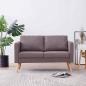 Preview: 2-Sitzer-Sofa Stoff Taupe