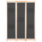 Preview: 3-teiliger Raumteiler Grau 120 x 170 x 4 cm Stoff