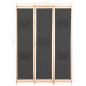 Preview: 3-teiliger Raumteiler Grau 120 x 170 x 4 cm Stoff