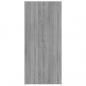 Preview: Schuhschrank Grau Sonoma 80x35,5x180 cm Holzwerkstoff