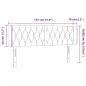Preview: LED Kopfteil Taupe 147x16x78/88 cm Stoff