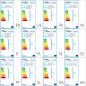 Preview: Metall-Kronleuchter Schwarz Antik 8 x E14 Glühbirnen
