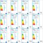 Preview: Metall-Kronleuchter Schwarz Antik 8 x E14 Glühbirnen
