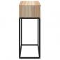 Preview: Konsolentisch 80x30x75 cm Holzwerkstoff und Eisen