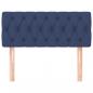 Preview: Kopfteil Blau 90x7x78/88 cm Stoff