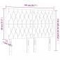 Preview: Kopfteile 4 Stk. Rosa 72x7x78/88 cm Samt