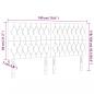 Preview: LED Kopfteil Creme 180x7x118/128 cm Stoff