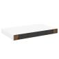 Preview: Schweberegale 4 Stk. Eichen-Optik und Weiß 40x23x3,8 cm MDF