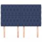 Preview: Kopfteile 4 Stk. Blau 80x7x78/88 cm Stoff