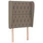 Preview: Boxspringbett mit Matratze Taupe 80x200 cm Stoff