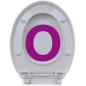 Preview: Toilettensitz mit Absenkautomatik und Quick-Release-Design Weiß