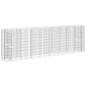 Preview: Gabionen-Hochbeet Verzinktes Eisen 330x50x100 cm