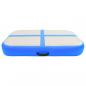 Preview: Aufblasbare Gymnastikmatte mit Pumpe 60x100x15 cm PVC Blau