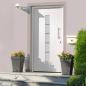 Preview: ARDEBO.de - Haustür Aluminium und PVC Weiß 110x210 cm  
