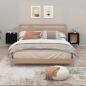 Preview: ARDEBO.de - Wand-Nachttische 2 Stk. Schwarz 50x30x47 cm