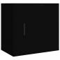 Preview: Wand-Nachttische 2 Stk. Schwarz 50x30x47 cm