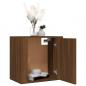 Preview: Wand-Nachttische 2 Stk. Braun Eichen-Optik 50x30x47 cm