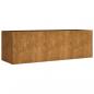 Preview: Hochbeet 120x40x40 cm Cortenstahl