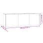 Preview: Hochbeet 120x40x40 cm Cortenstahl