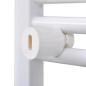 Preview: Handtuchheizkörper Warmwasser Gerade 480x480 mm