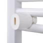 Preview: Handtuchheizkörper Warmwasser Gerade 480x480 mm