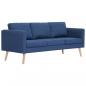 Preview: 3-Sitzer-Sofa Stoff Blau