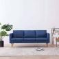 Preview: 3-Sitzer-Sofa Stoff Blau