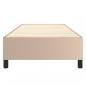 Preview: Bettgestell Cappuccino-Braun 90x200 cm Kunstleder