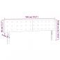 Preview: LED Kopfteil Schwarz 180x5x78/88 cm Samt