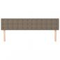 Preview: Kopfteile 2 Stk. Taupe 80x5x78/88 cm Stoff
