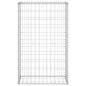 Preview: Gabionenwand mit Abdeckung Verzinkter Stahl 60x30x100 cm