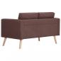 Preview: 2-Sitzer-Sofa Stoff Braun
