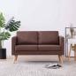 Preview: 2-Sitzer-Sofa Stoff Braun