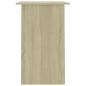 Preview: Schreibtisch Sonoma-Eiche 90x50x74 cm Holzwerkstoff