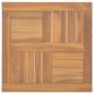 Preview: ARDEBO.de - Tischplatte Quadratisch 50x50x2,5 cm Massivholz Teak