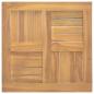 Preview: Tischplatte Quadratisch 50x50x2,5 cm Massivholz Teak