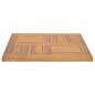 Preview: Tischplatte Quadratisch 50x50x2,5 cm Massivholz Teak