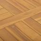 Preview: Tischplatte Quadratisch 50x50x2,5 cm Massivholz Teak