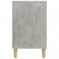 Preview: Schuhregal Betongrau 102x36x60 cm Holzwerkstoff