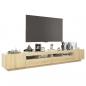 Preview: TV-Schrank mit LED-Leuchten Sonoma-Eiche 260x35x40 cm