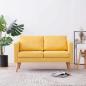 Preview: 2-Sitzer-Sofa Stoff Gelb