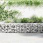Preview: Gabionenwand mit Abdeckung Verzinkter Stahl 300x30x50 cm