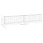 Preview: Gabionenwand mit Abdeckung Verzinkter Stahl 300x30x50 cm