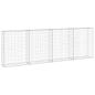 Preview: Gabionenwand mit Abdeckung Verzinkter Stahl 300x30x100 cm