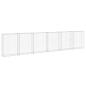 Preview: Gabionenwand mit Abdeckung Verzinkter Stahl 300x30x100 cm