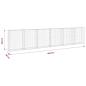 Preview: Gabionenwand mit Abdeckung Verzinkter Stahl 300x30x100 cm