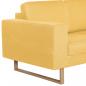 Preview: 2-Sitzer-Sofa Stoff Gelb