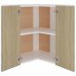 Preview: Eckhängeschrank Sonoma-Eiche 57x57x60 cm Holzwerkstoff