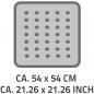 Preview: RIDDER Duscheinlage Antirutschmatte Playa 54x54 cm Blau 68403